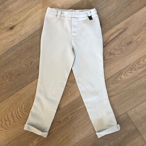 Concour Elite Khaki Colored Equestrian Pants, Youth XS